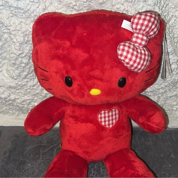 🆕HELLO KITTY BUILD A BEAR WORKSHOP LIMITED EDITION Red Gingham 18” Plush - Picture 3 of 4